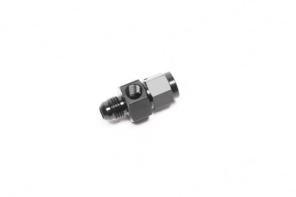 Radium 6AN Male to Female Fitting w/Inline 1/8" NPT Female Port