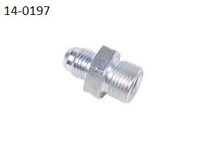 Radium 6AN Male Flare to Metric M18x1.5 Male Fitting
