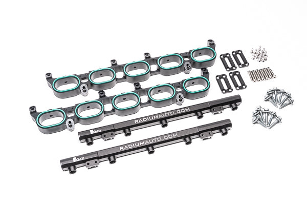 Radium Port Injection Fuel Rail Kit - Audi R8 V10 06-15/Lamborghini Gallardo 08-13