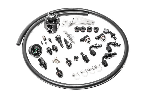 Radium Parallel Fuel Rail Plumbing Kit w/DMR RA Regulator - Subaru WRX 08-14/STI 08-21/FXT SH/LGT 07-14 (EJ20/EJ25)