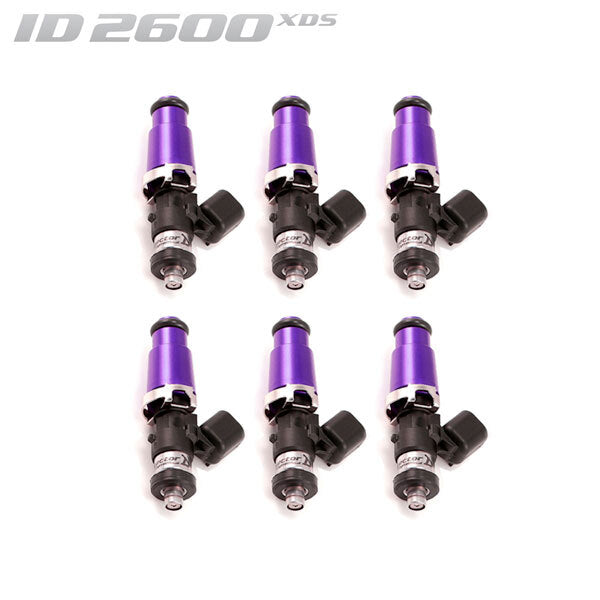 ID2600-XDS, for Audi/VW VR6 models (12 valve), 14 mm (grey) adaptor top AND (silver) BOTTOM adaptor.  Set of 6.