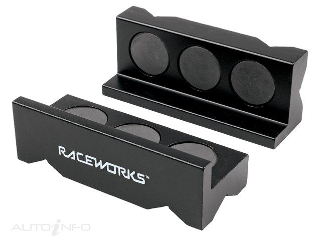 RACEWORKS BILLET ALUMINIUM VICE JAWS (BLACK)
