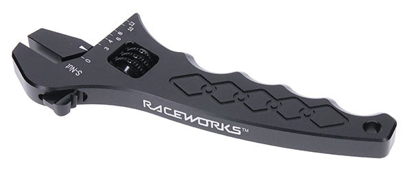 RACEWORKS ADJUSTABLE AN WRENCH AN-3 TO AN-12