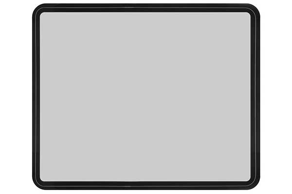 CAMS WHITE DOOR NUMBER BOX W/BLACK OUTLINE