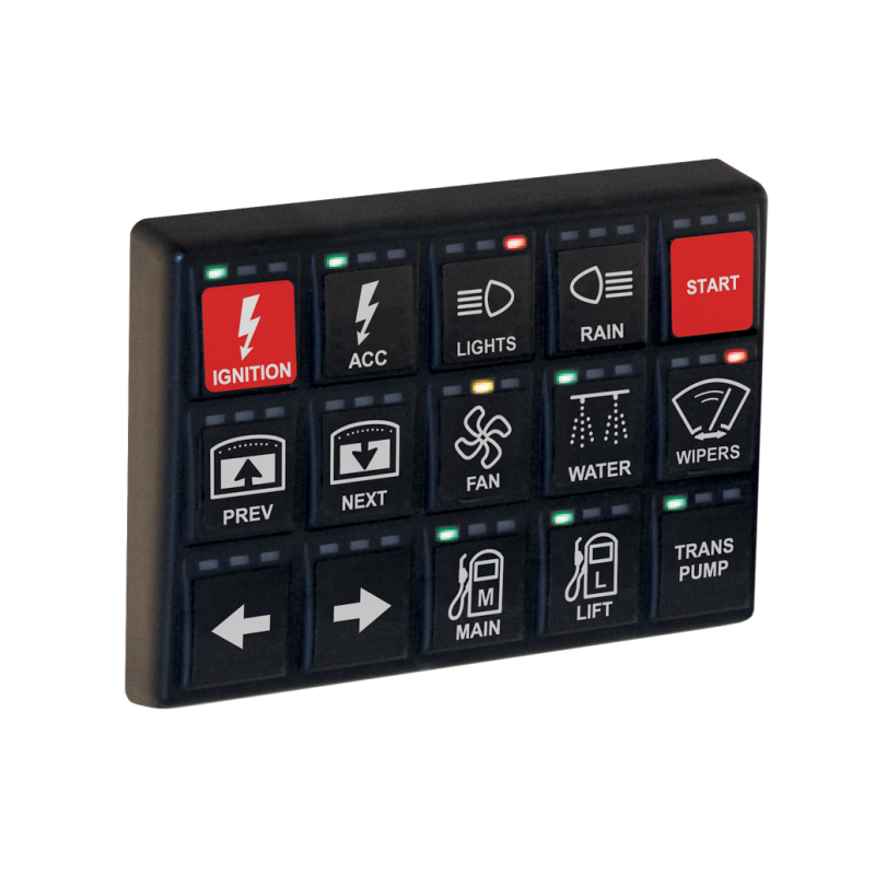 15 BUTTON CAN KEYPAD 3 X 5 HORIZONTAL