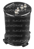 RACEWORKS 2.8L SURGE TANK SUITS SINGLE/TWIN 39MM-40MM INTANK PUMPS