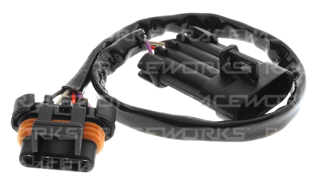 RACEWORKS OXYGEN SENSOR LOOM EXTENSION (EGO-012 PLUG) 355mm