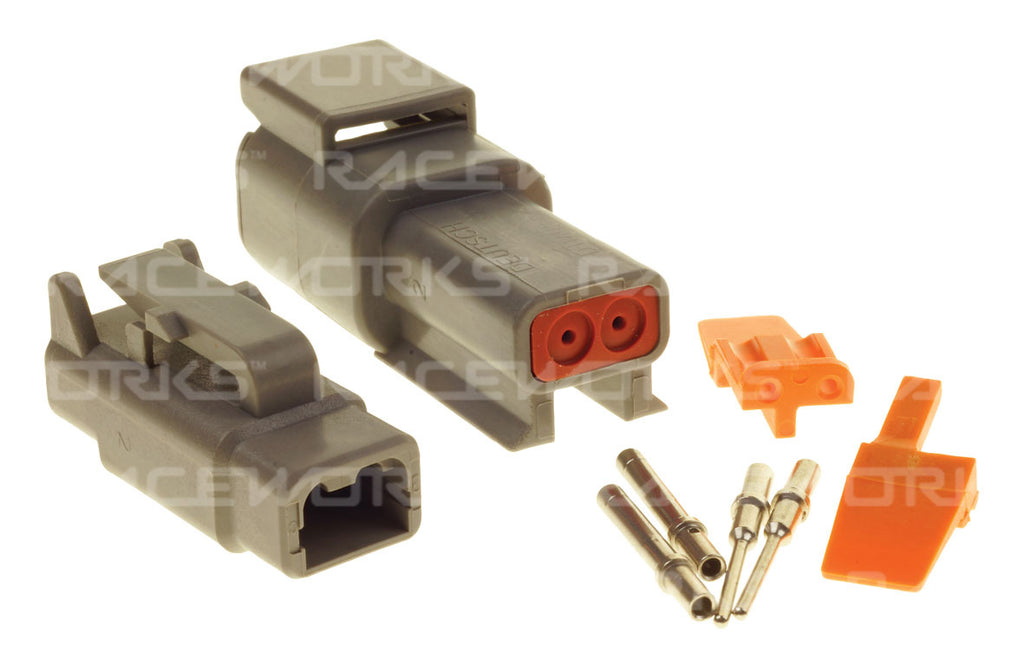 RACEWORKS DEUTSCH DTM 2-WAY CONNECTOR KIT