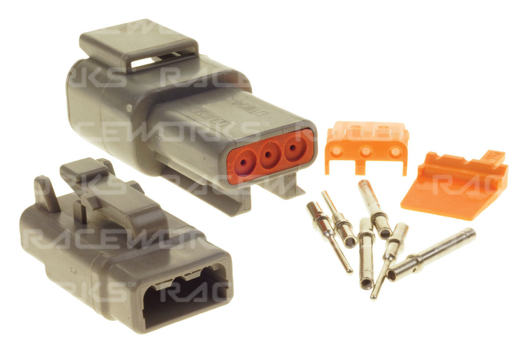 RACEWORKS DEUTSCH DTM 3-WAY CONNECTOR KIT
