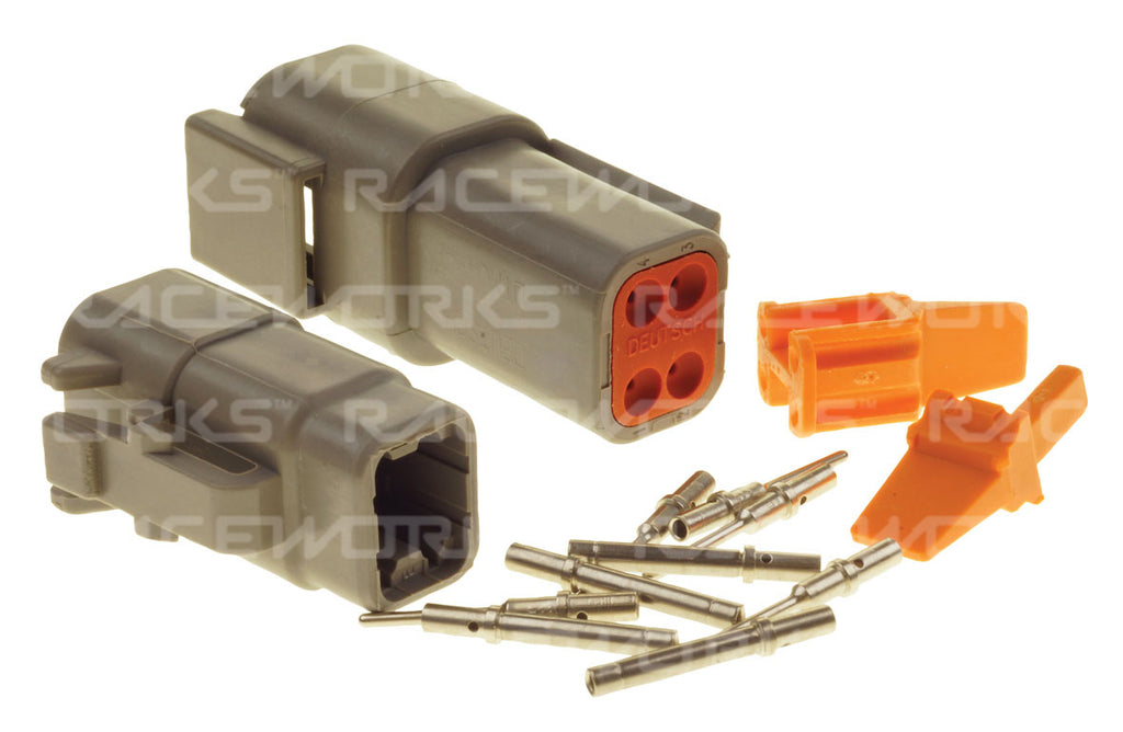 RACEWORKS DEUTSCH DTM 4-WAY CONNECTOR KIT