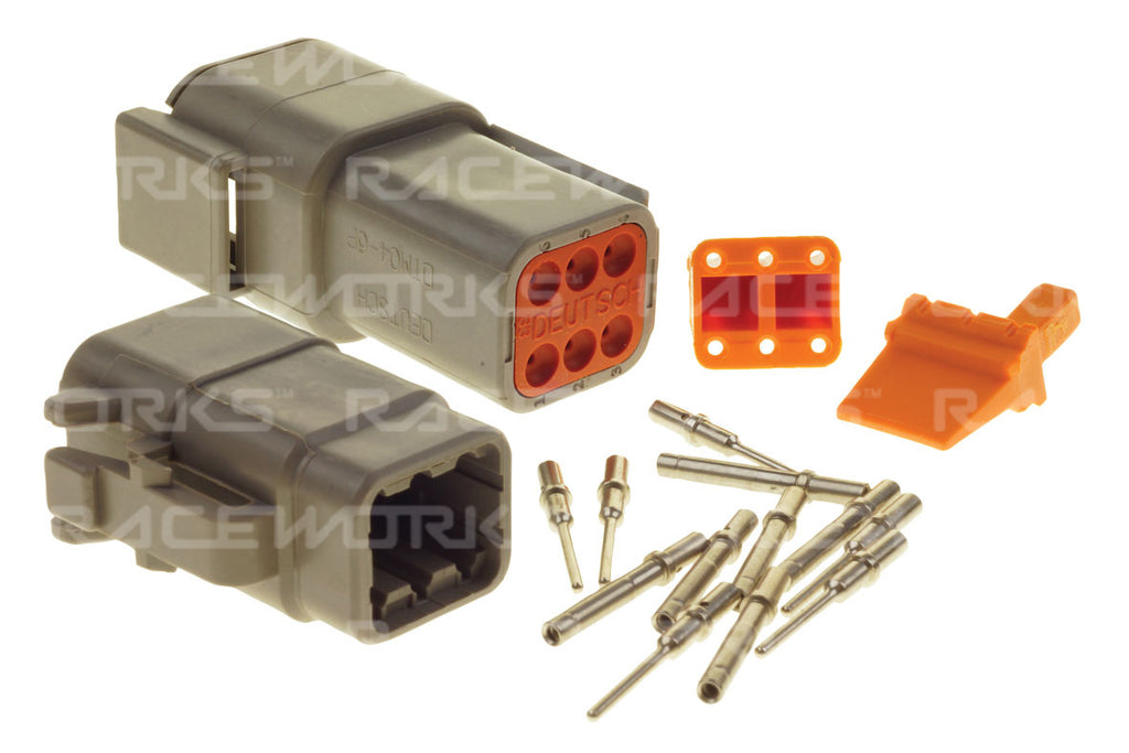 RACEWORKS DEUTSCH DTM 6-WAY CONNECTOR KIT