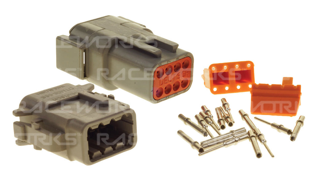 RACEWORKS DEUTSCH DTM 8-WAY CONNECTOR KIT
