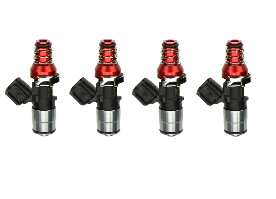 ID2600-XDS, for WRX 2002-2011 & STi 2007+ / Turbo 2.0L & 2.5L. WRX-16B bottom adapters. 11mm (red) adapters