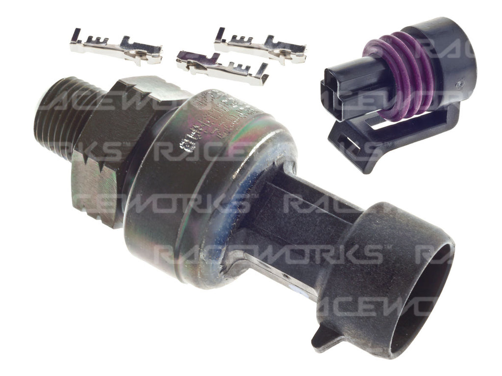 RACEWORKS 250 PSI TI Fuel And Oil Pressure Sensor 1/8 NPT
