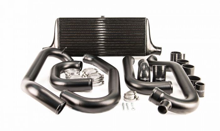 Process West Front Mount Intercooler Kit (suits Subaru 97-00 GC8 WRX/STI) - Black