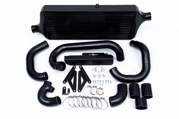 Process West Front Mount Intercooler Kit (suits Subaru 15-16 VA WRX) - Black