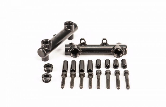 Process West billet fuel rails BLACK