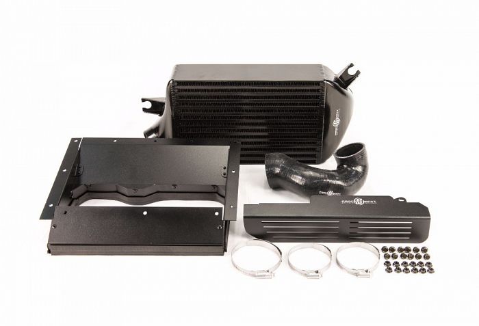 Process West Khanacooler (suits Subaru 15-17 VA WRX) (factory flat mount style) - Black