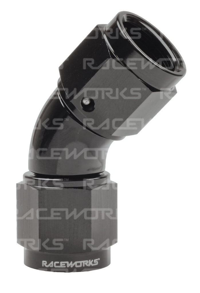 RACEWORKS FEMALE TO FEMALE SWIVEL 45 Deg