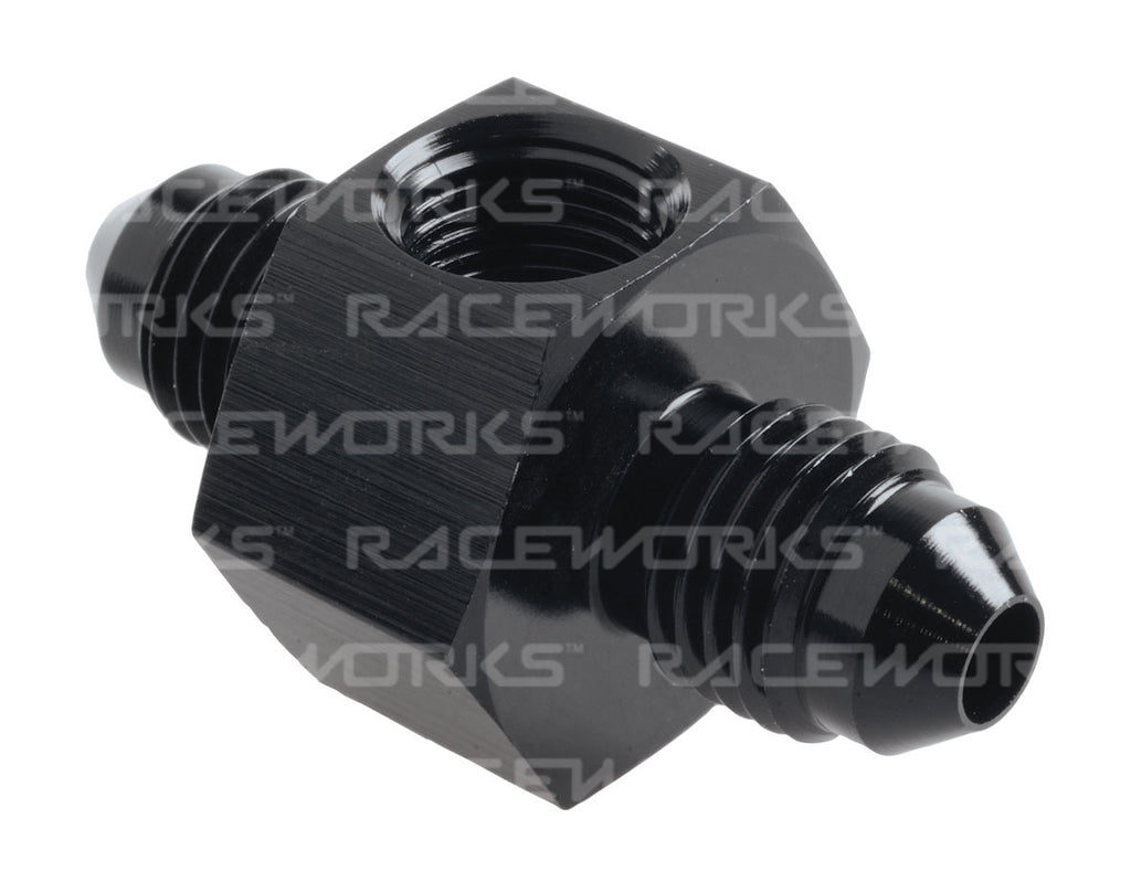 RACEWORKS AN MALE TO MALE WITH 1/8in NPT PORT