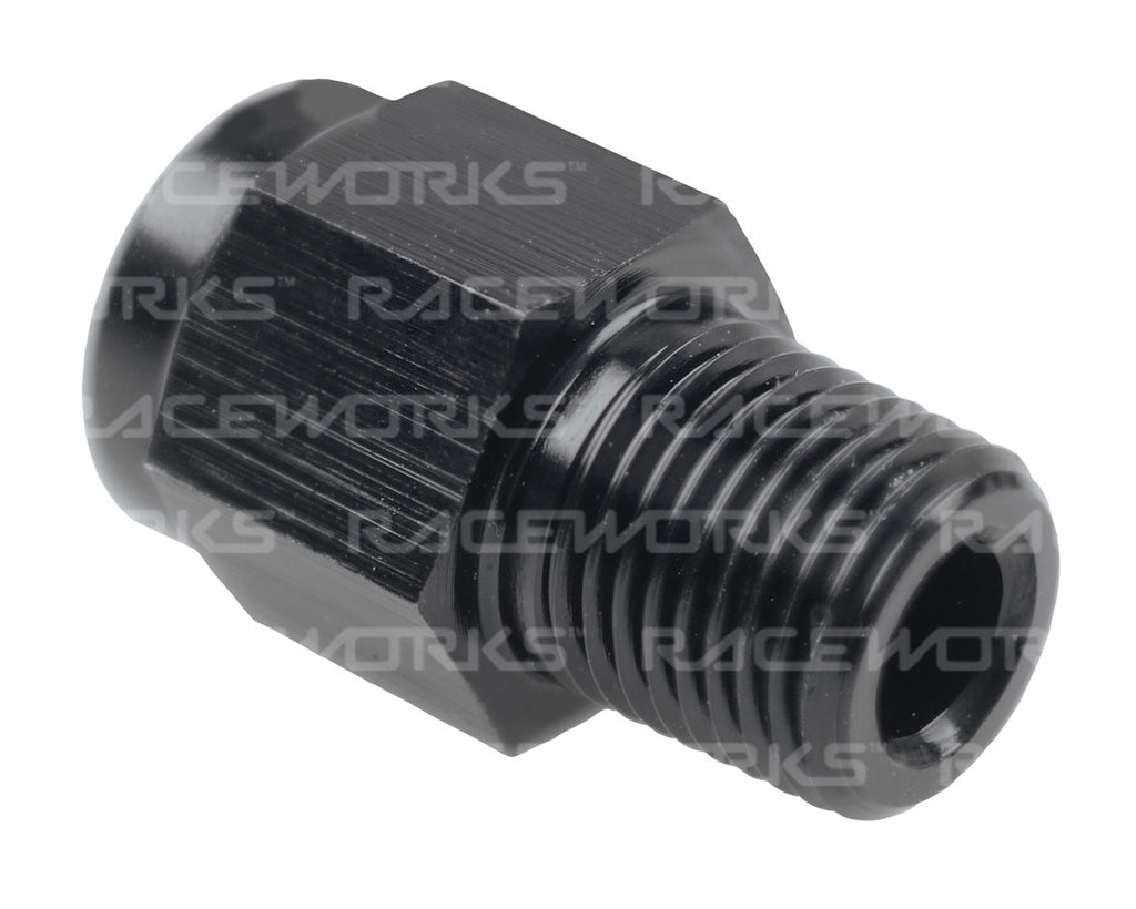 RACEWORKS 1/8 BSPT Male To 1/8 NPT Female Adapter