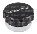 RACEWORKS WELD ON ALUMINIUM FILLER WITH MALE CAP 1.5IN