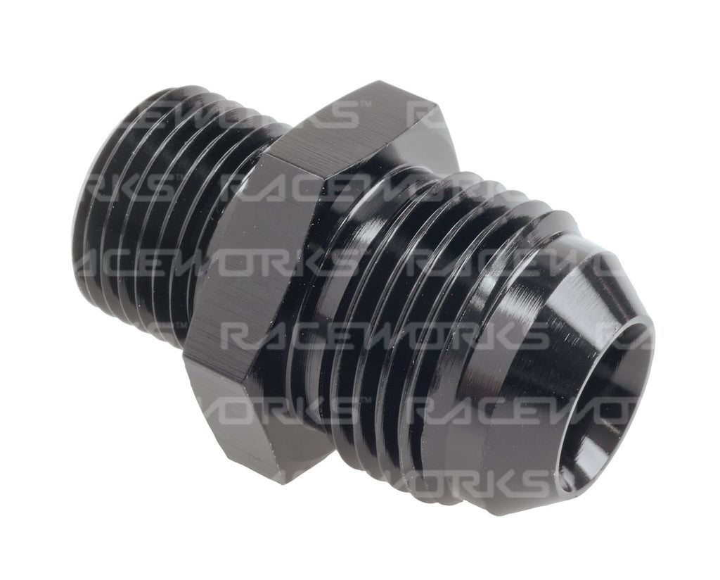 RACEWORKS METRIC MALE M18x1.5 TO MALE FLARE AN-10