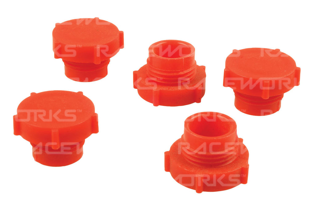 RACEWORKS AN-4 PLASTIC PLUG 5pk