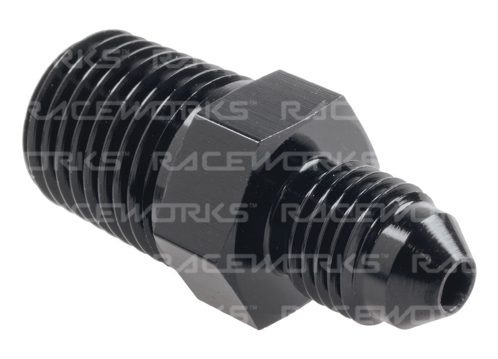 RACEWORKS AN-3 MALE FLARE TO NPT 1/4'' STRAIGHT