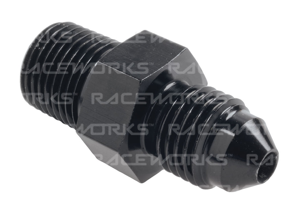 RACEWORKS AN-3 MALE FLARE TO NPT 1/8'' STRAIGHT