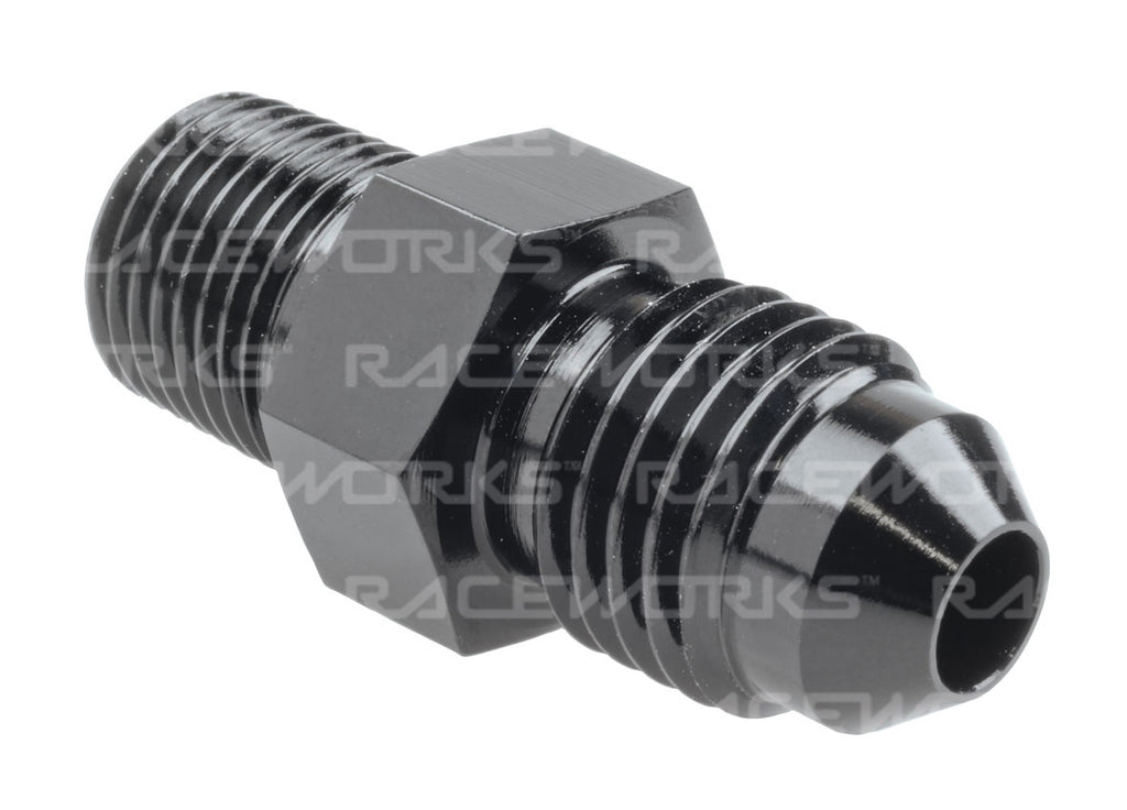RACEWORKS AN-4 MALE FLARE TO NPT 1/8'' STRAIGHT