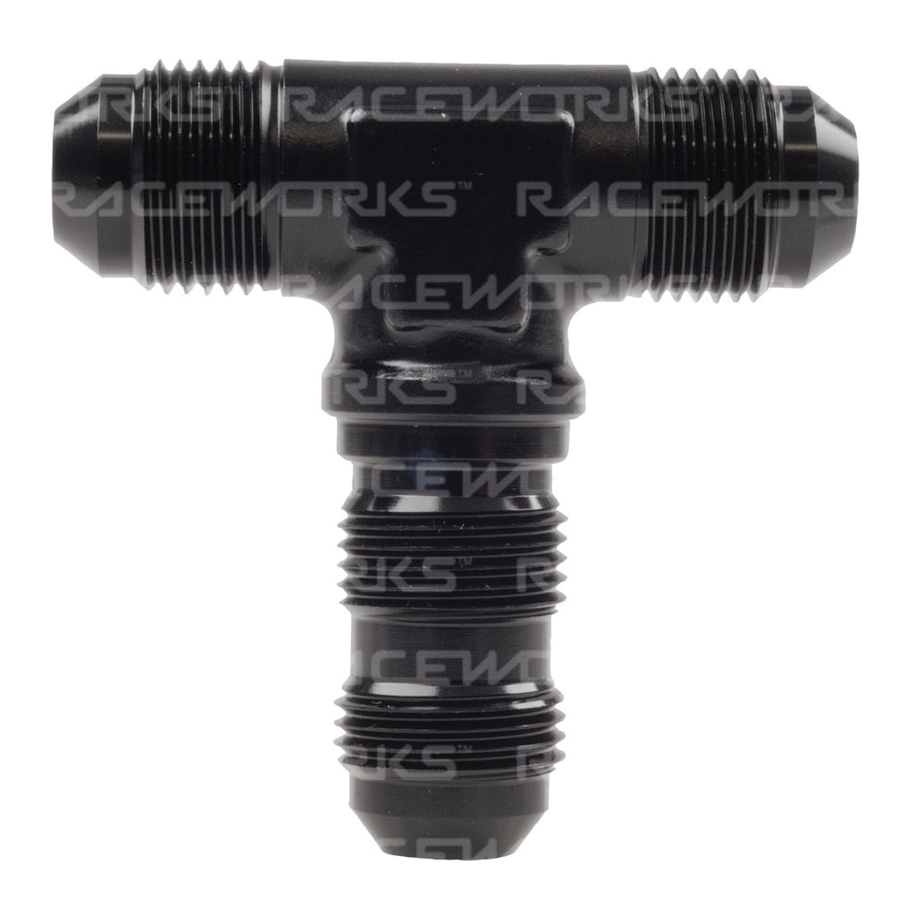 RACEWORKS AN-3 MALE FLARE BULKHEAD TEE