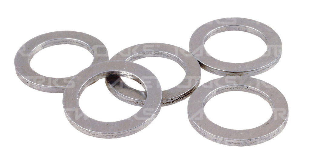 RACEWORKS ALUMINIUM WASHERS AN-5 ID12.2mm OD17.7mm T1.5 5pk