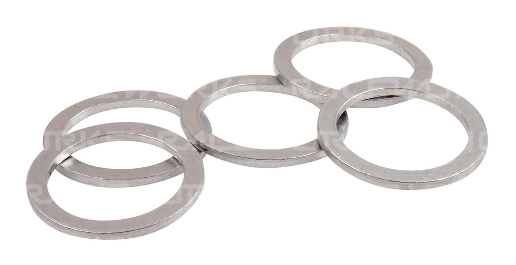 RACEWORKS ALUMINIUM WASHERS AN-7 ID18.3mm OD23.6mm T1.5 5pk