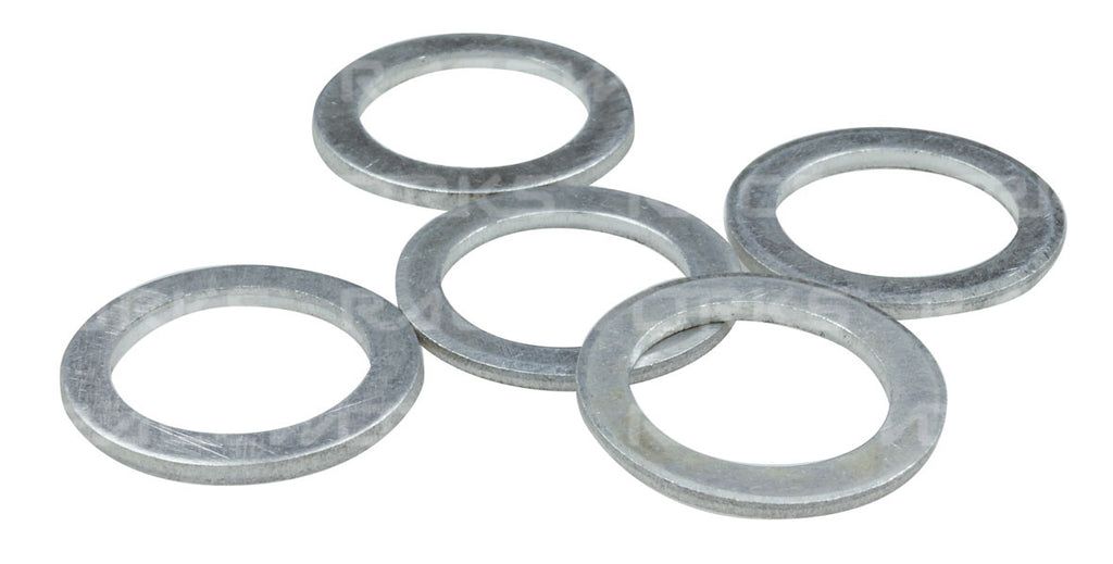 RACEWORKS ALUMINIUM WASHERS AN-8 ID19.5mm OD24.7mm T1.5mm 5pk