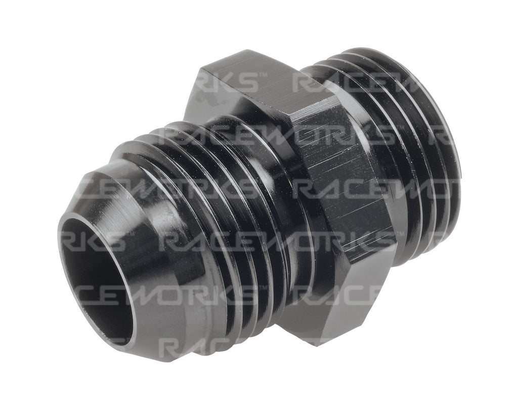 RACEWORKS MALE FLARE AN-12 TO O-RING BOSS AN-12