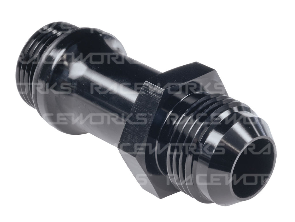 RACEWORKS MALE FLARE AN-12 TO O-RING BOSS AN-12 LONG
