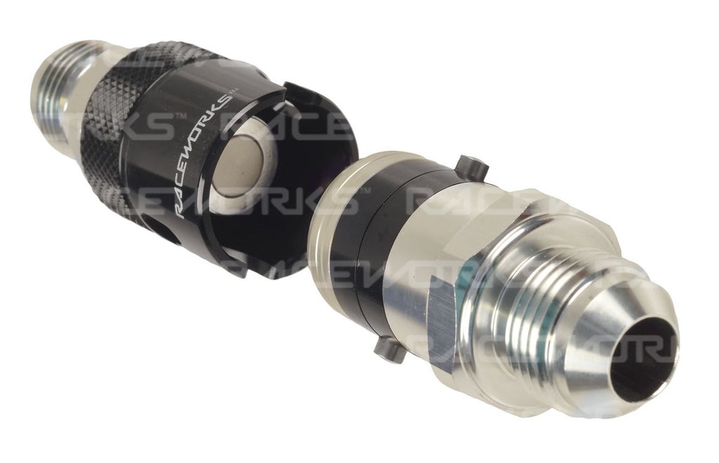 RACEWORKS ALUMINIUM QUICK RELEASE AN-8 FITTINGS AN-8 BODY