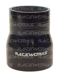 RACEWORKS SILICONE HOSE REDUCER STRAIGHT 3"- 3.75'' (76-95mm)