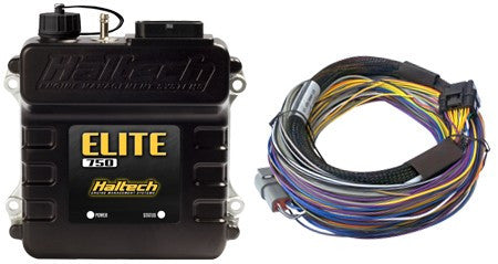 Elite 750 - 2.5m (8 ft) Basic Universal Wire-in Harness Kit - Quickbitz