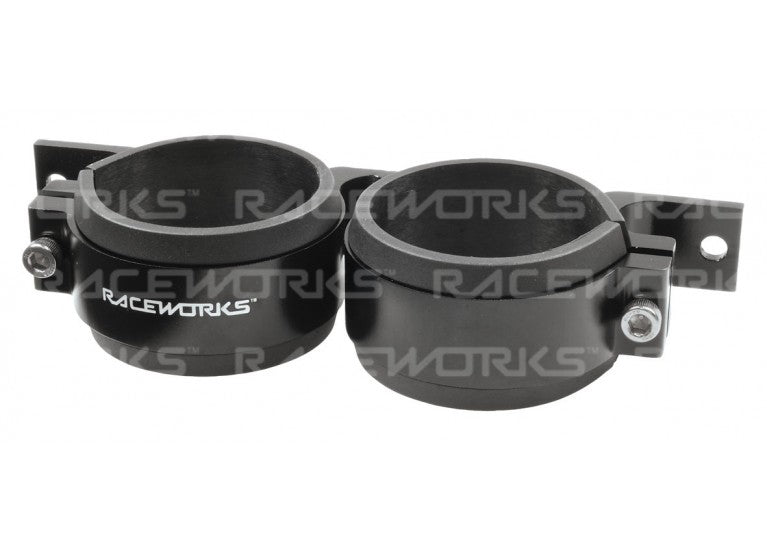 RACEWORKS TWIN FUEL PUMP BRACKET 60MM - Quickbitz