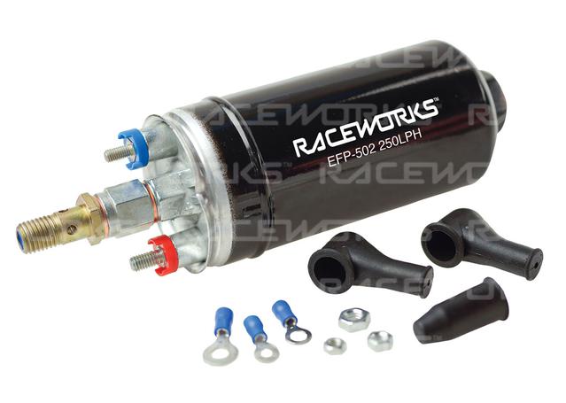 RACEWORKS EXTERNAL 250LPH @ 5 BAR HIGH FLOW PUMP