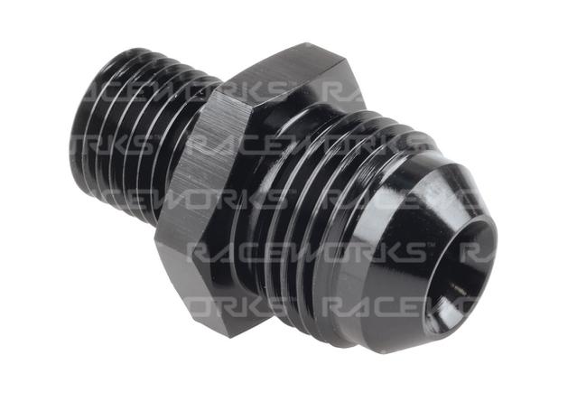 RACEWORKS METRIC MALE M14X1.5 TO MALE FLARE AN-8