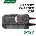 Battery Charger C30, 6 & 12V