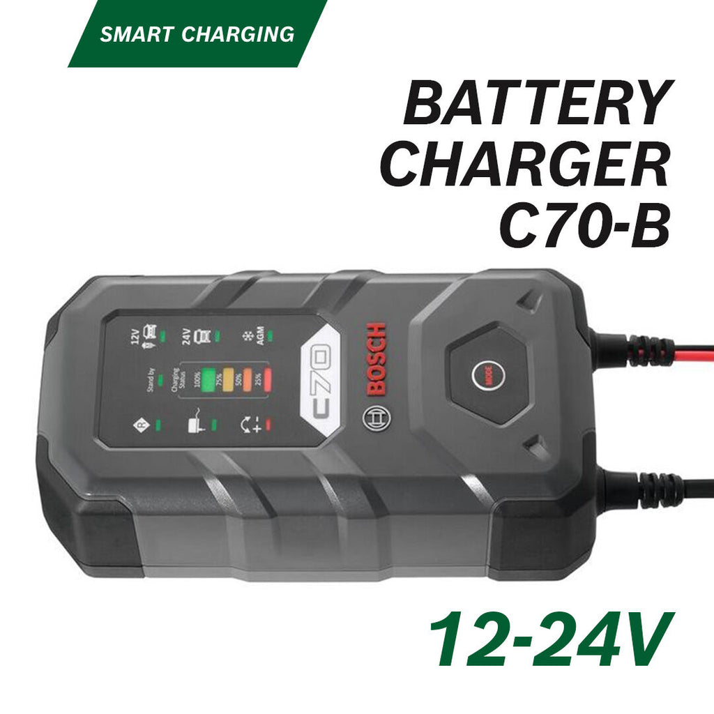 Battery Charger C70-B, 12 & 24V