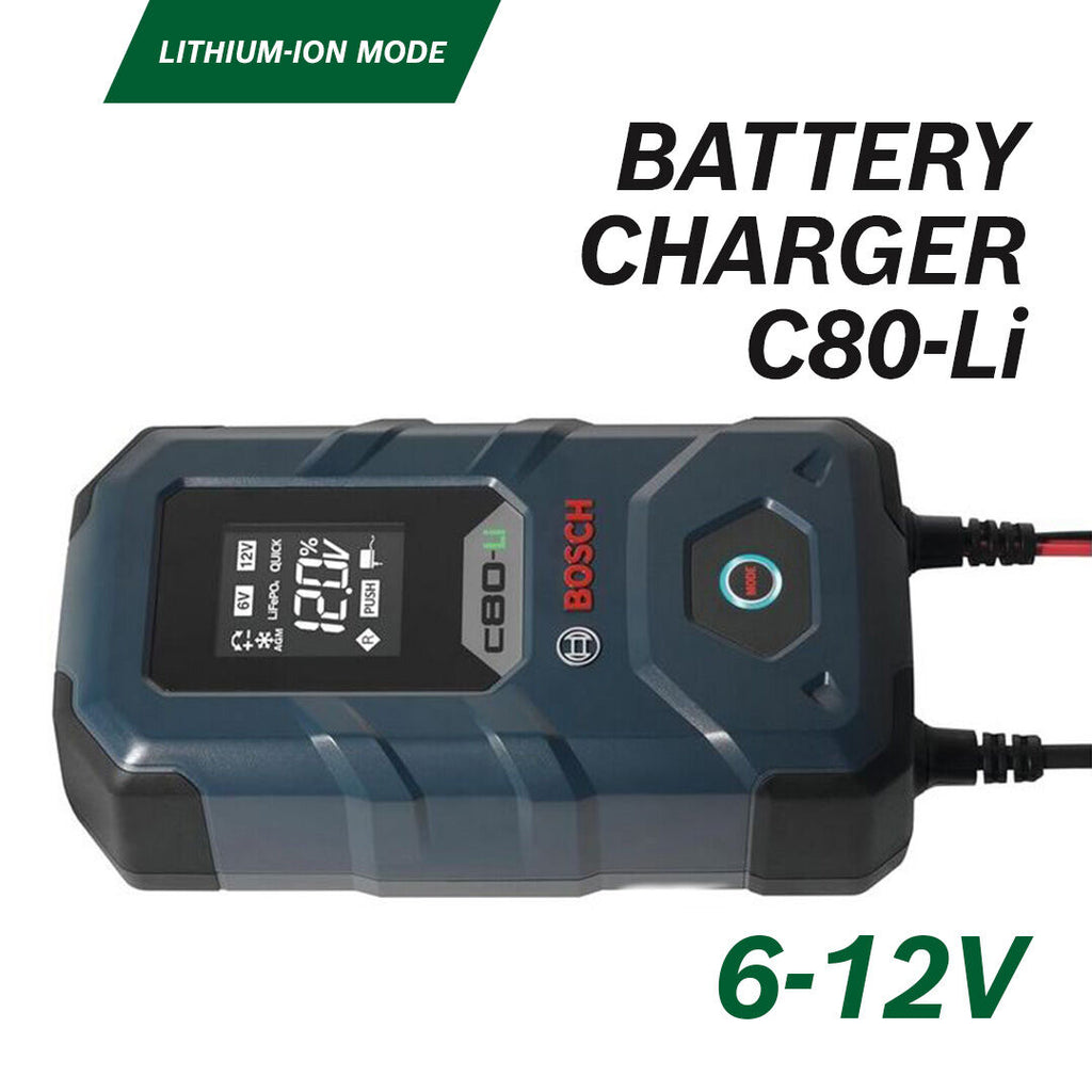 Battery Charger C80-Li, 6 & 12V