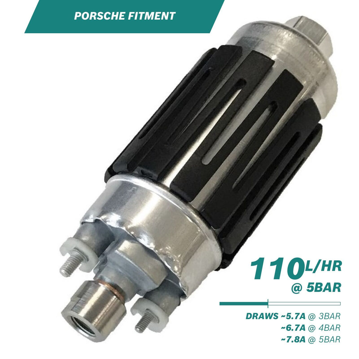 >110l/h @5bar In-line Fuel Pump