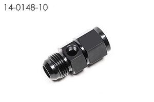 Radium 10AN Male to Female Fitting w/Inline 1/8" NPT Female Port