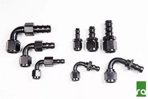 Radium PushLok Hose End 8AN Straight