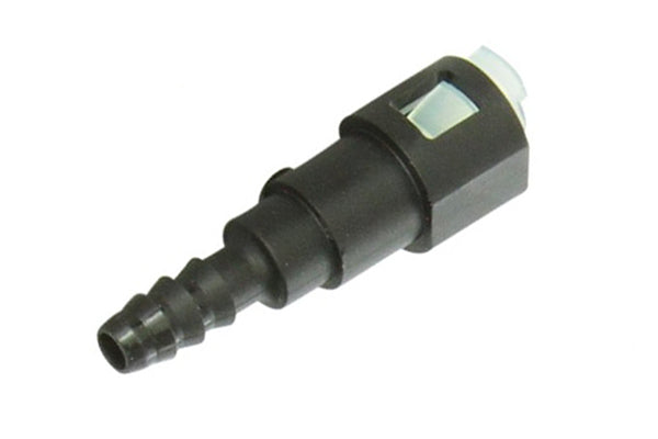 Radium 3/8" SAE Female EFI Quick Connect to 5/16" Barb Straight Fitting (8mm)